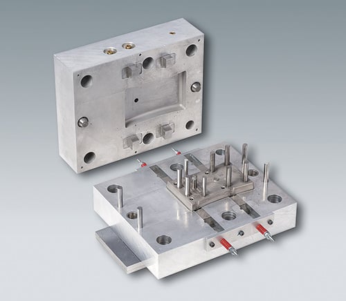 Example of an injection moulding tool