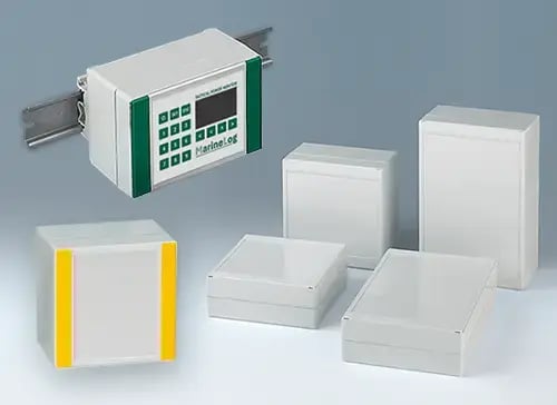 Boitiers modulables de différentes dimensions et dotés de nombreuses options d'accessoires