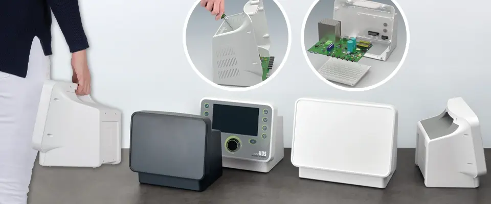 COMMUNITEC – large-volume desktop enclosure, plastic enclosure