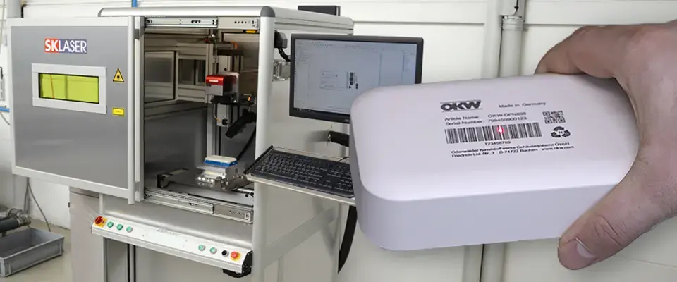 Customise your enclosures with laser marking